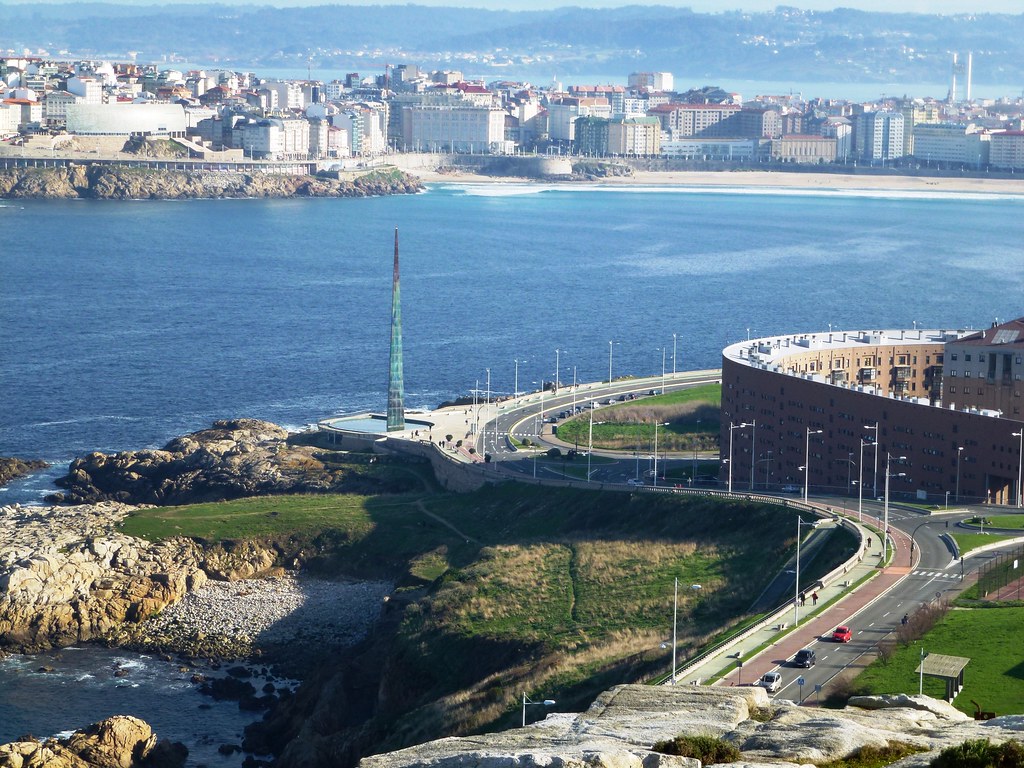 Vista panorámica de Coruña desde el Monte San Pedro Telecomunicaciones Galicia ForoTelecos 2023 forotelecos galicia coitt coettga jose manuel martinez decano teleco